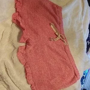 Ruffle pamjams shorts